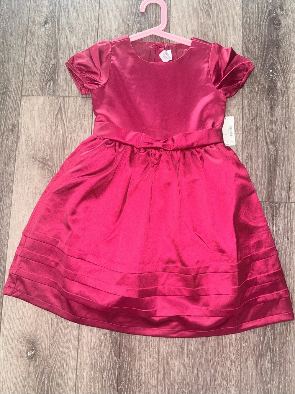 Gymboree Girls' Wine Satin Holiday Dress
